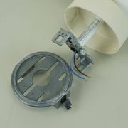 1/6 - adjustable WALL LAMP sconce staff duo spotlight, white, 1970s