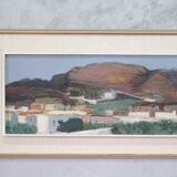 Gideon Isaksson, Scandinavian Modern Painting, 1960s, Oil on Panel, Framed