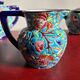 Cloisonné enamel tea service from Longwy in excellent condition.