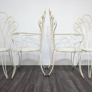 Lio Carminati Sedie Da Giardino 4 Pz Design Anni 50 Modernariato