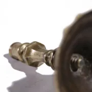 French 18th-century brass candlestick – Louis XV