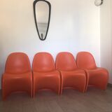 4 Panton chair S chairs by Verner Panton for Vitra 1999