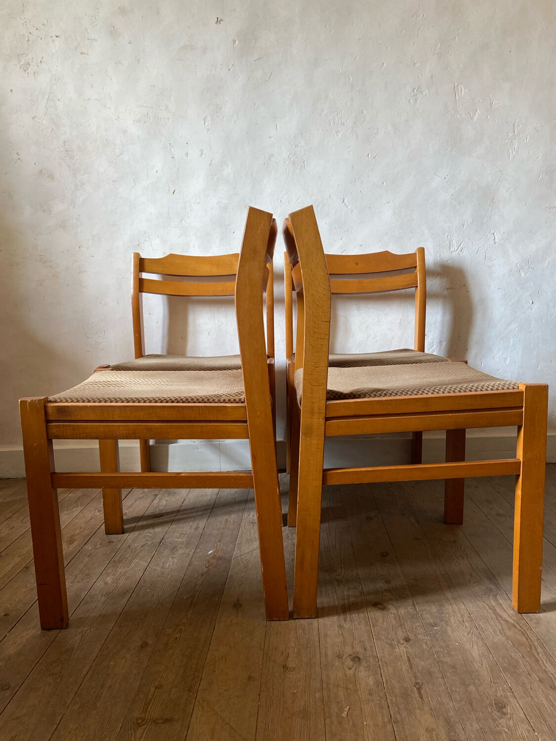 Scandinavian wooden chairs