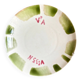 Assiette à dessert chromatique verte n°2