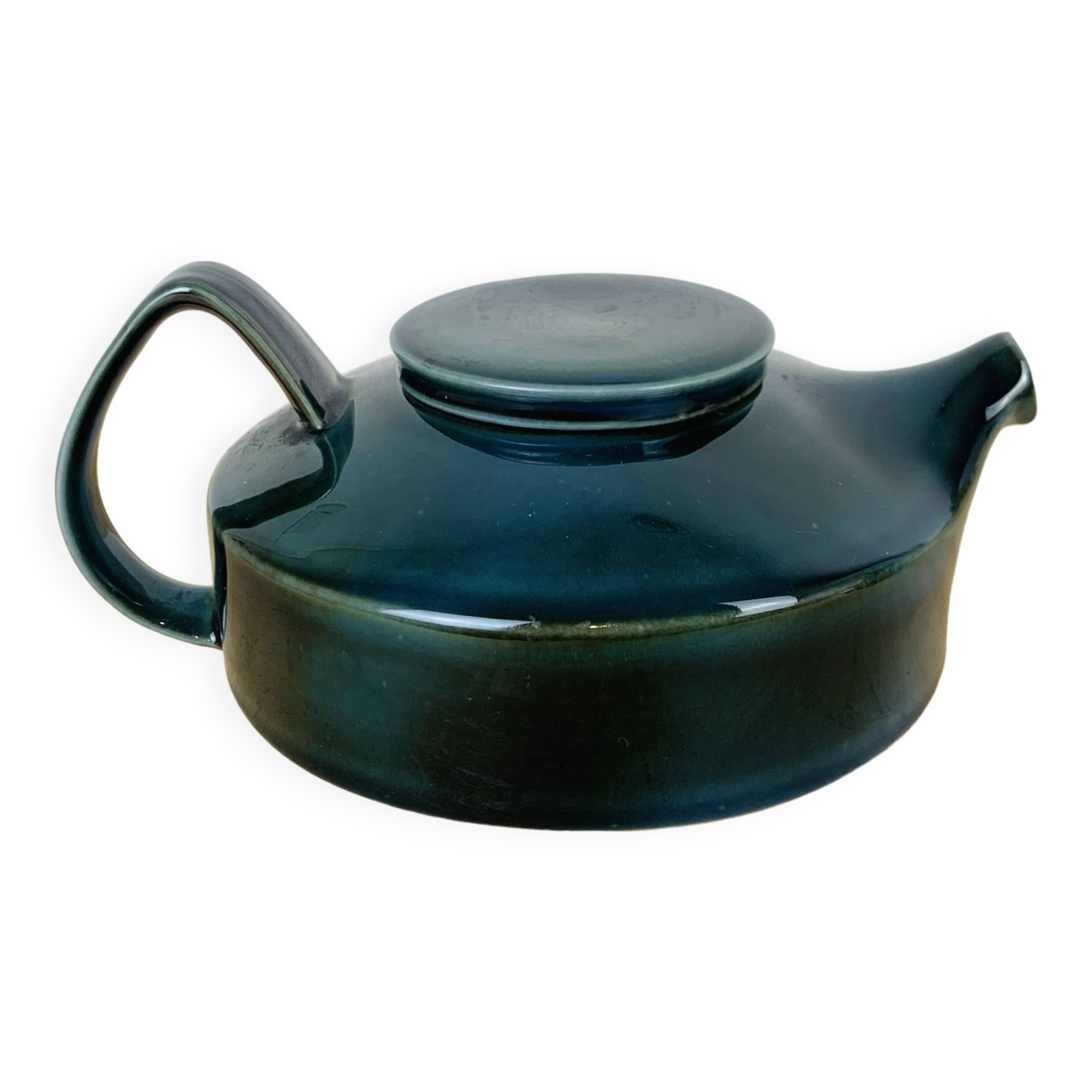 Vintage blue lot porcelain teapot