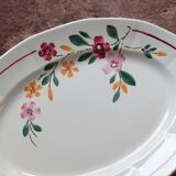 Oval dish Bitche Sarreguemines