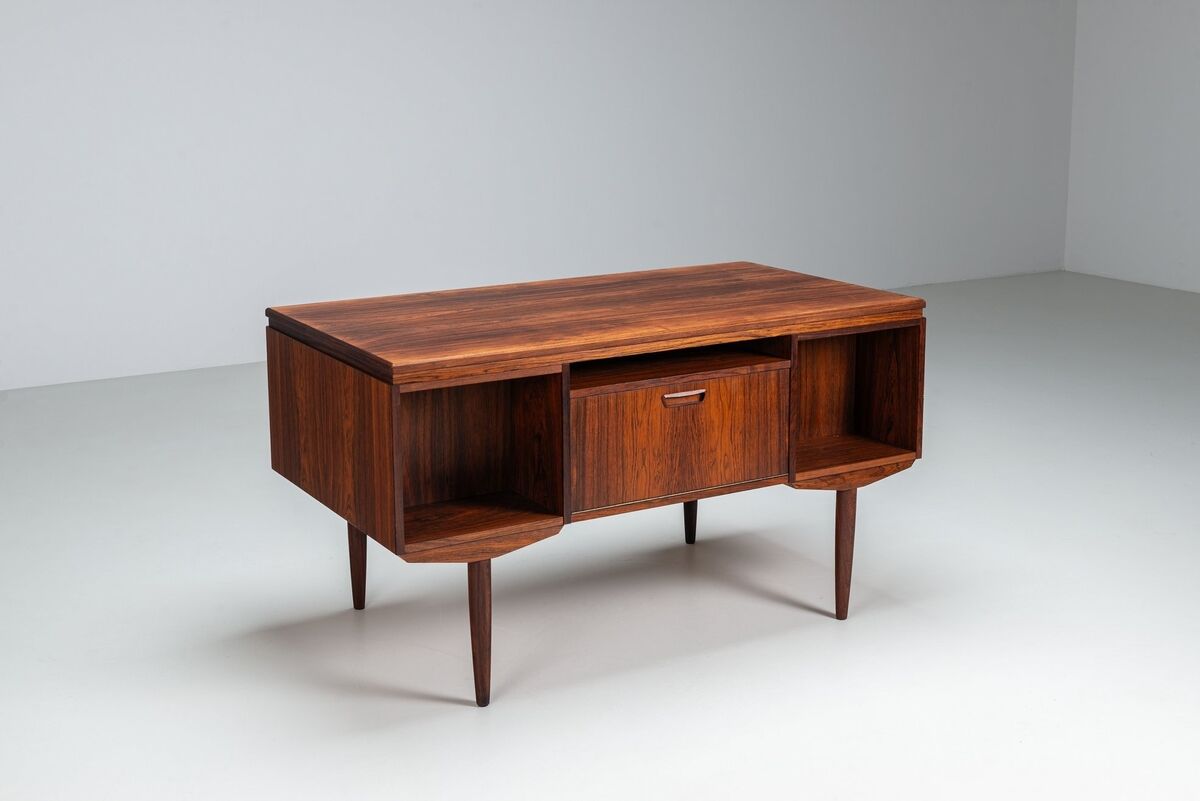 J. Svendstrup writing desk in rosewood A.P. Mobler Denmark 1960