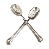 Duo of Cristofle sprinklers