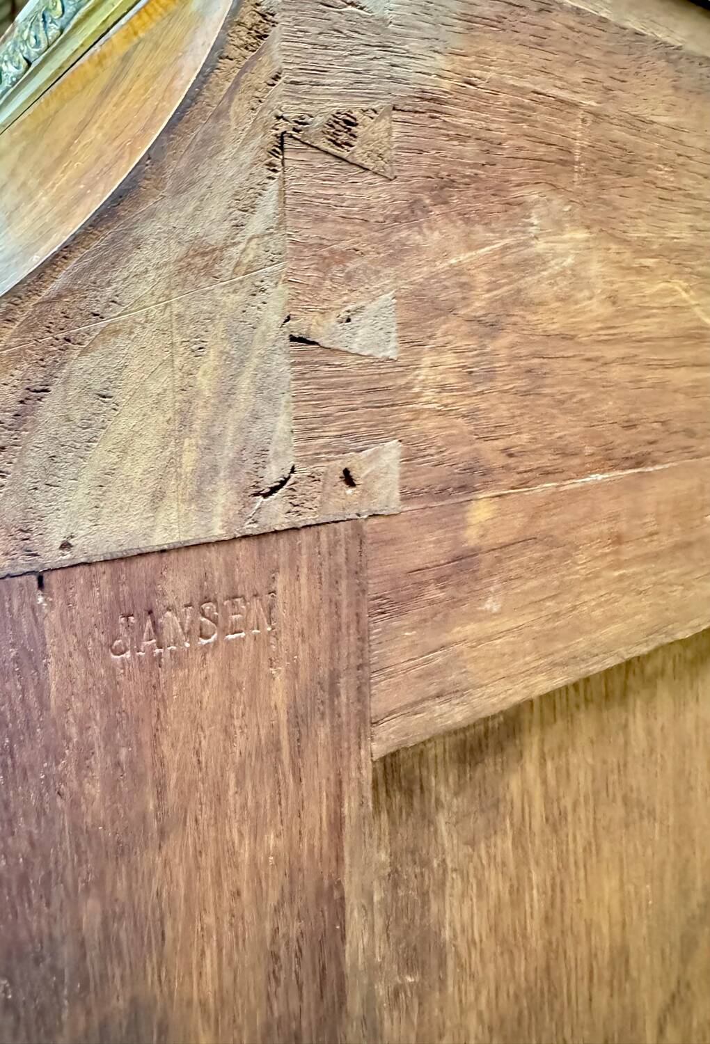 Maison Jansen, Louis XV Style Marquetry Bookcase Stamped XI