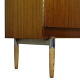Vintage Mid Century Highboard Cabinet Drawer and Doors Teak Veneer 200cm