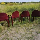 Lot de 4 fauteuils Orsay design Gae Aulenti, Knoll