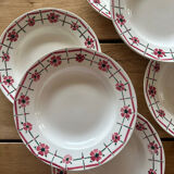 Flowered deep plates