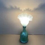 Antique glass table lamp