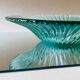 Coupe en verre recyclé ondulé