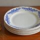 Lot of 6 dessert plates Lunéville K-G, Marcel collection