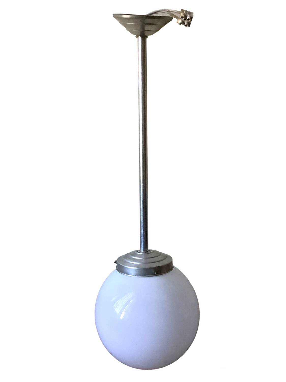 Opaline ball chandelier from the 60s and 70s