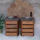 Vintage bedside table in Empire / Art Deco style