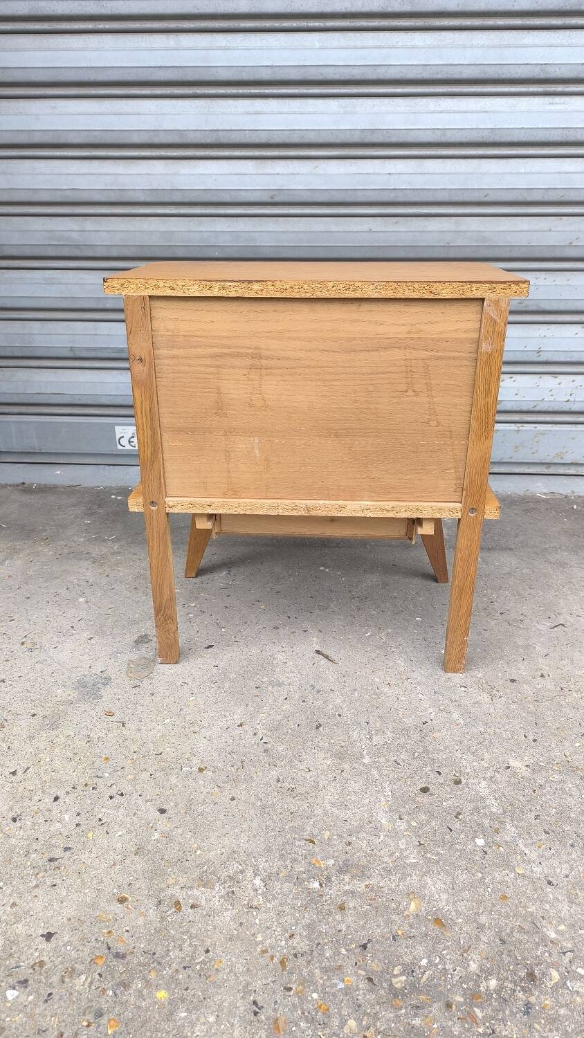 1960s compass foot bedside table