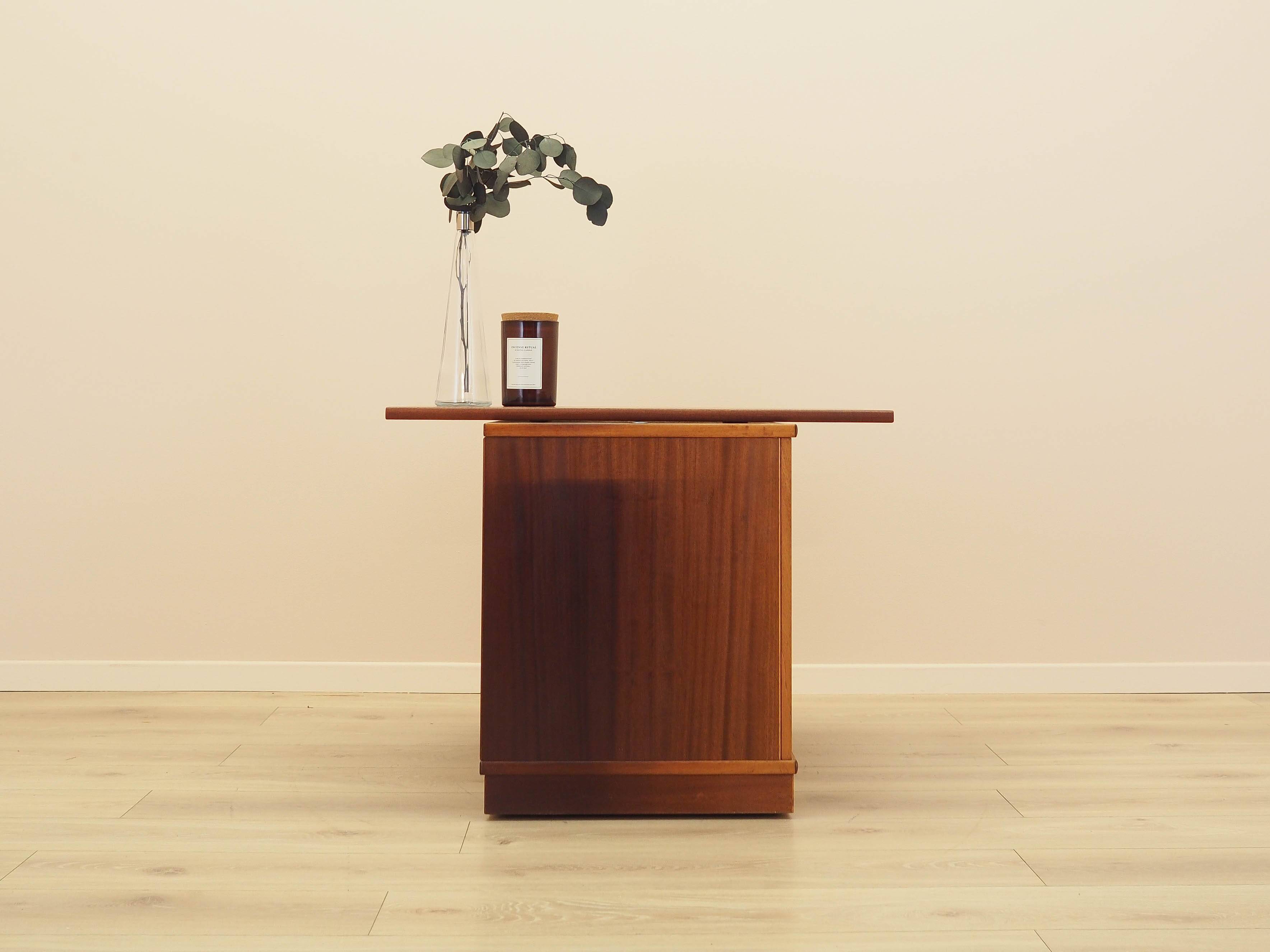 TV cabinet on wheels, Danish design, 1980s, made in Denmark