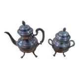 Silver-plated tea set
