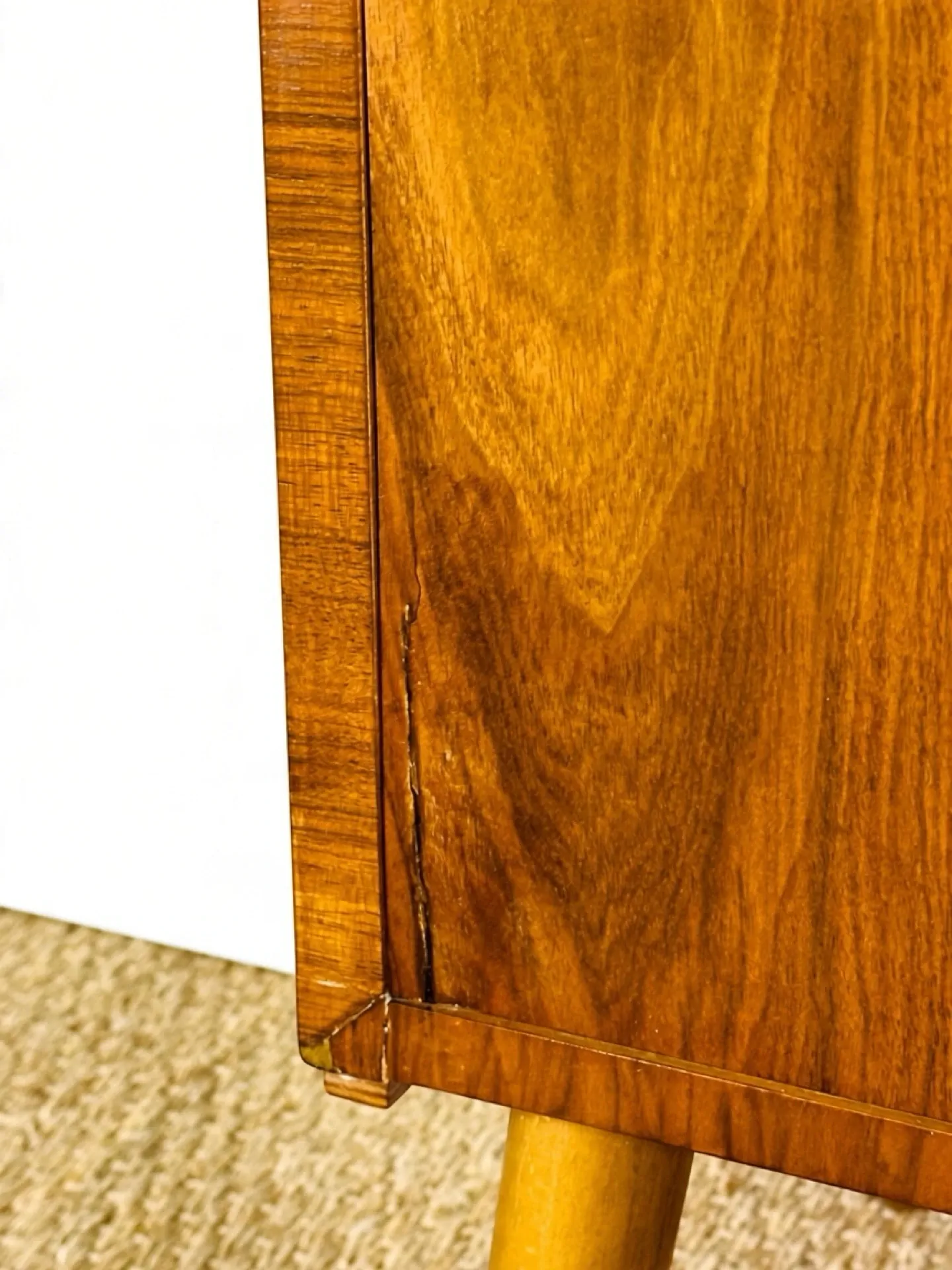 1960s walnut vintage sideboard