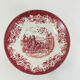 Breakfast Cup and Saucer Coaching Scenes Red by Johnson Bros