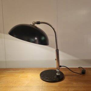 Black desk lamp – Busquets model 144 for Hala Zeist | Vintage design lamp