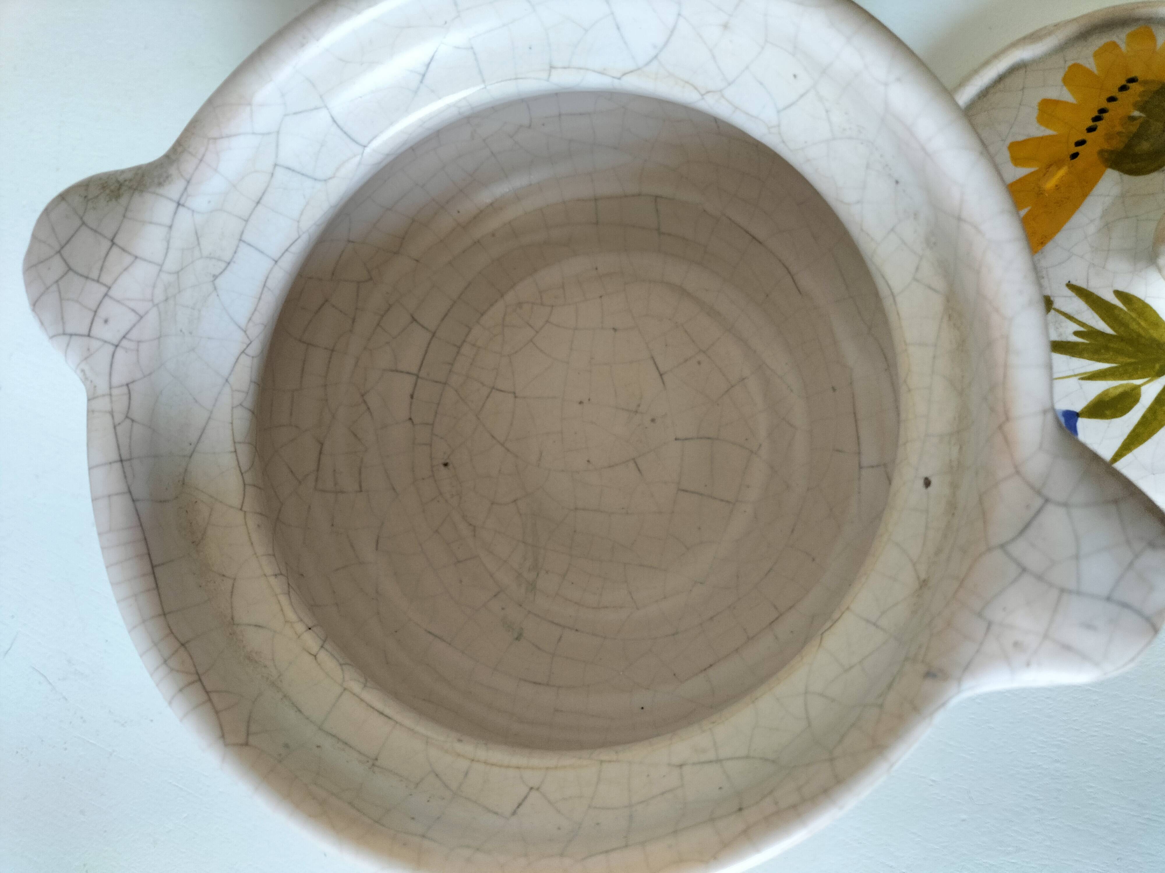 Covered pot Poteries du Marais - Rare country decor