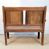 2-seater Burmese teak bench