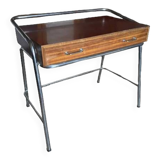 Chrome tubular desk from the 50s and 60s