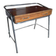 Bureau tubulaire chromé années 50-60