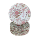 14 assiettes rose chintz johnson brothers faïence anglaise