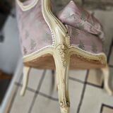 Pair of 1960s silk bergère armchairs