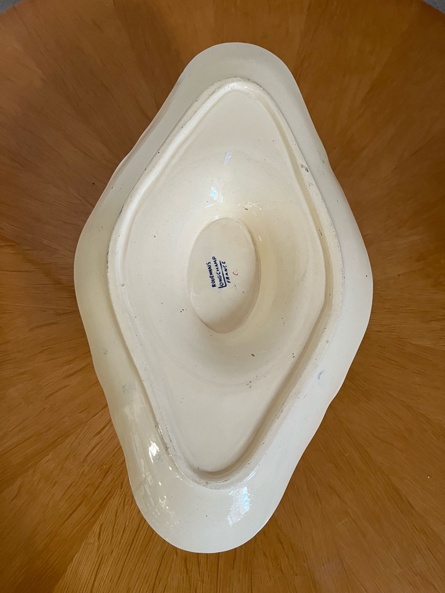 Plat saucière en terre de fer Longchamp