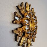 Cusco mirror in gilded wood