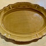 Plat oblong ocre jaune - adp faience de Provence.