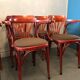 8 fauteuils bistrot anciens