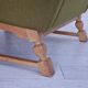 1970s, Danish lounge chair, wool, oak