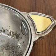 Silver-plated metal jardinière from the Art Deco period - Saglier Frères