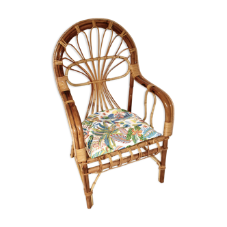 Rattan armchair