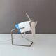 Blue Severin electric fan, mid-century office