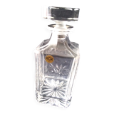 RCR plain crystal whisky carafe