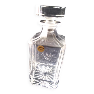 RCR plain crystal whisky carafe