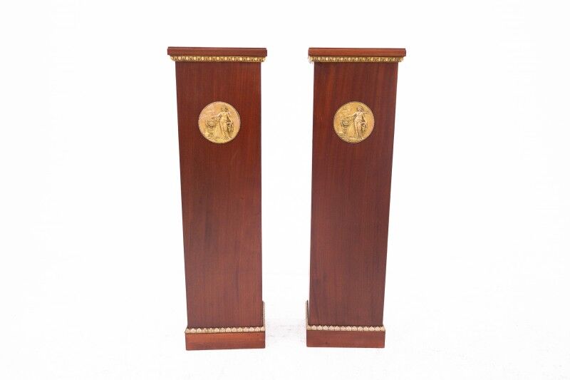 Empire columns, France, ca. 1880.