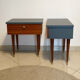 Paire de tables de chevet vintage