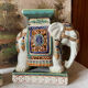 Ceramic elephants plant holder