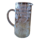 Pichet carafe cristal gravé oiseau