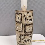 Large ceramic table lamp from Danish Royal Copenhagen.
