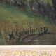 Painting Signed Landscape Oil Painting