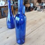 3 blue bottles
